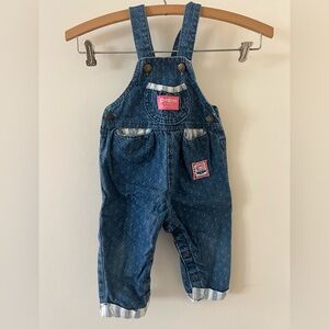 Vintage OshKosh Baby Girl Overalls with Bunny